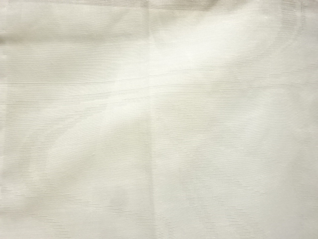  アンティーク　透かし織流水に笹模様夏用長襦袢